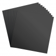 Cricut Smart Sticker Cardstock Black 33x33cm - 10 Cartulinas adhesivas color negro