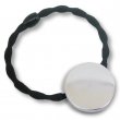 Hair Tie Badges - Ø25mm - Black - Bag of 10 units