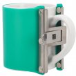 Abrazadera de silicona verde para taza cilíndrica de 8oz
