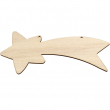 Adorno colgante navideño madera natural sublimable - Estrella Belén