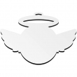 Ange de Noël à suspendre MDF 3mm double face sublimable