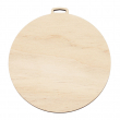 Sublimable Natural Wood Christmas Hanging Ornament - Ball Ø8cm