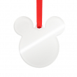 Sublimation Acrylic Christmas Ornament with Ribbon - Mickey - Pack of 5