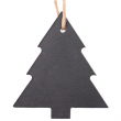 Adorno colgante navideño pizarra para grabado - Árbol