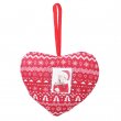 Christmas Ornament - Heart - Fabric