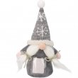 Gnome de Noël personnalisable avec photo - Gris