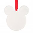 Sublimation Christmas Ornaments - Acrylic - Mickey Shape  - Pack of 5 units