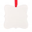 Sublimation Christmas Ornaments - Acrylic - Square Shape  - Pack of 5 units