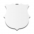 Décoration de Noël suspendu MDF3 sublimable série Cinéma - Blason - Pack de 5 unités