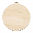 Sublimable Natural Wood Christmas Hanging Ornament Double-sided - Ball Ø8cm