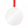 Décoration de Noël à suspendre en acrylique sublimable avec ruban - Boule - Lot de 5