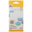 Tampons adhésifs double face ronds - Pack de 126 pcs assorties