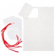 Ambientador de fieltro sublimable con cinta - Rectangular 6,6x9,5cm - Pack 8 uds