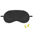 Black Eye Mask - Travel set with earplugs