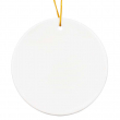 Sublimable Ceramic Hanging Ornament - Round