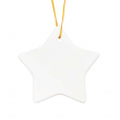 Sublimable Ceramic Hanging Ornament - Star
