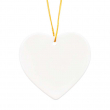 Sublimable Ceramic Hanging Ornament - Heart
