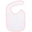 Sublimation Baby Bib - Terry Fabric - Pink