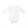 Body infantil para sublimación tacto algodón de manga larga Talla 0-3 meses
