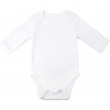 Sublimation Baby Bodysuit - Long Sleeves - Cotton Touch - Size: 12-18 M