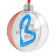 Satin Pink Christmas Tree Ball