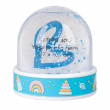 Snow Globe with Photo Baby Motifs - Turquoise