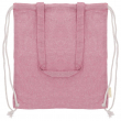 Sac à dos tote bag en coton recyclé rose
