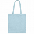 Sublimable Long Handle Corduroy Tote Bag - Light blue