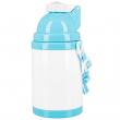 Botella cantimplora infantil de plástico sublimable - Azul