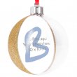 Extra Large Christmas Bauble - Gold Glitter