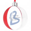 Extra Large Christmas Bauble - Red Glitter