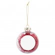 Sublimation Christmas Bauble with red filling