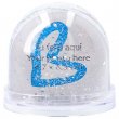 Photo Snow Globe - Silver Glitter