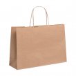 Bolsa de papel reciclado kraft de 41 x 32 x 12 cm - Pack de 10 uds.