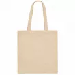 Tote bag en velours côtelé sublimable à longues anses - Beige