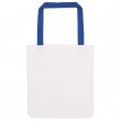 Bolsa tote de tela canvas sublimable asas azules