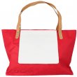 Bolsa de playa con neceser y solapa sublimable - Rojo