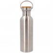 Steinless Steel Water Bottle with bamboo lid and handle