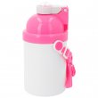 Botella infantil de plástico rosa