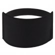 Brazalete de tela negra