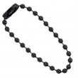 Chaîne à boules acier noir Ø2,4mm 10cm - Lot de 50 unités