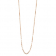 Chain for Necklace 1mm 45+5cm - Rose gold