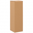 Boîte marron automontable en carton à bouteille