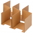 Self-Asembly Separator up to 6 Mugs for Box - Pack 50 units