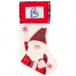 Calcetín de Navidad modelo Papá Noel escocés