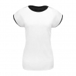 Camiseta de mujer sublimable 130g espalda negra T/M