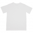 T-shirt à manches courtes pour garçon coton touch 190g sublimable - Blanc T/10-12