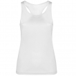 Sublimatable Women's Technical Tank Top 140g - White T/M