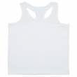 Camiseta tirantes niño tacto algodón 160g sublimable - Blanco T/11-12