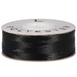 Canillas circulares prebobinadas PS - 115m - Negro con tapa de cartón
